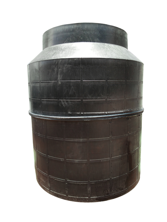 直徑1200超強耐磨抗腐收口式井桶